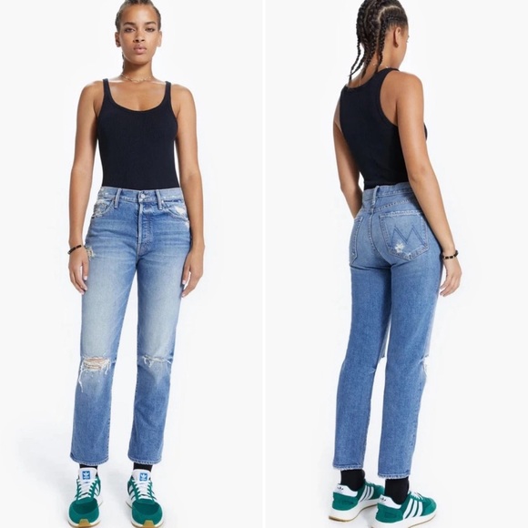 MOTHER Denim - EUC Mother Trickster Ankle in On Holy Ground. Size 31.